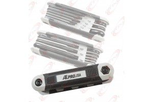 8pcs Torx Folding Pocket Hex Allen Key Wrench Driver Set Easy Grip New